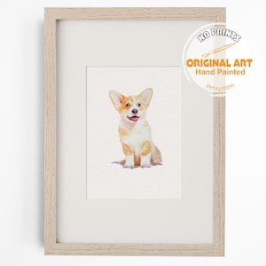 Mini ritratto personalizzato di animali domestici ad acquerello, ritratto di cane da foto, ritratto di animale domestico dipinto a mano, pittura di animali domestici, ritratto di cane personalizzato, regalo commemorativo per animali domestici