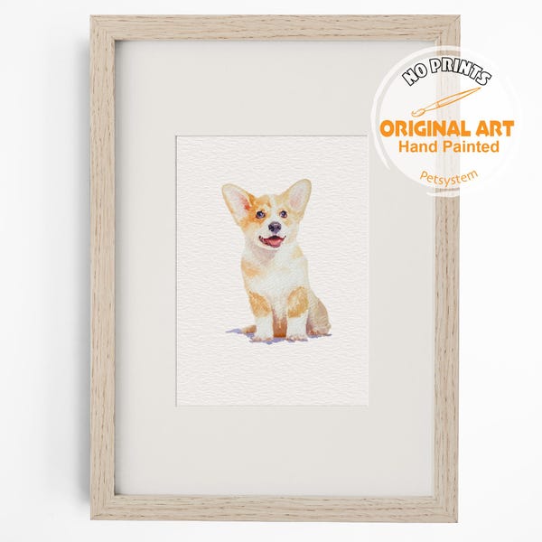 Mini retrato de mascota personalizado en acuarela, retrato de perro a partir de una foto, retrato de mascota pintado a mano, pintura de mascota, retrato de perro personalizado, regalo conmemorativo para mascotas