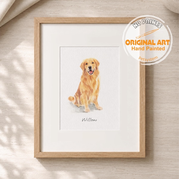 Mini Custom Watercolor Pet Portrait, Dog Portrait From Photo, Hand Painted Pet Portrait, Pet Painting,Custom dog portrait,Pet Memorial Gift