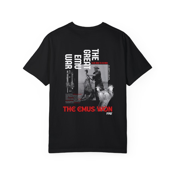 The Great Emu War Graphic Tee Comfort Colors Historical T