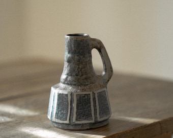 Vintage Dutch Ceramic Vase – Handmade 1950s Pitcher Vase