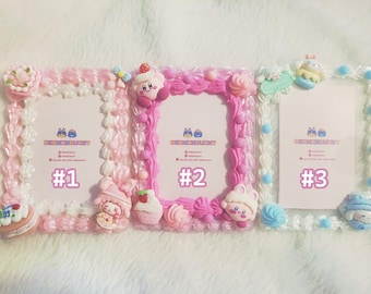 Kawaii decorated toploader | kpop photocard holder | decoden