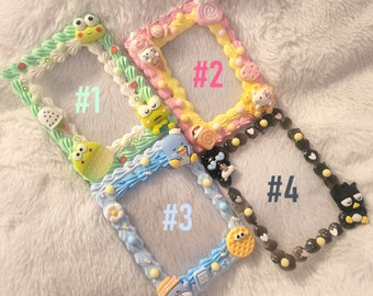 Kawaii Sanrio Decoden Toploader, Kpop Photocard Frame