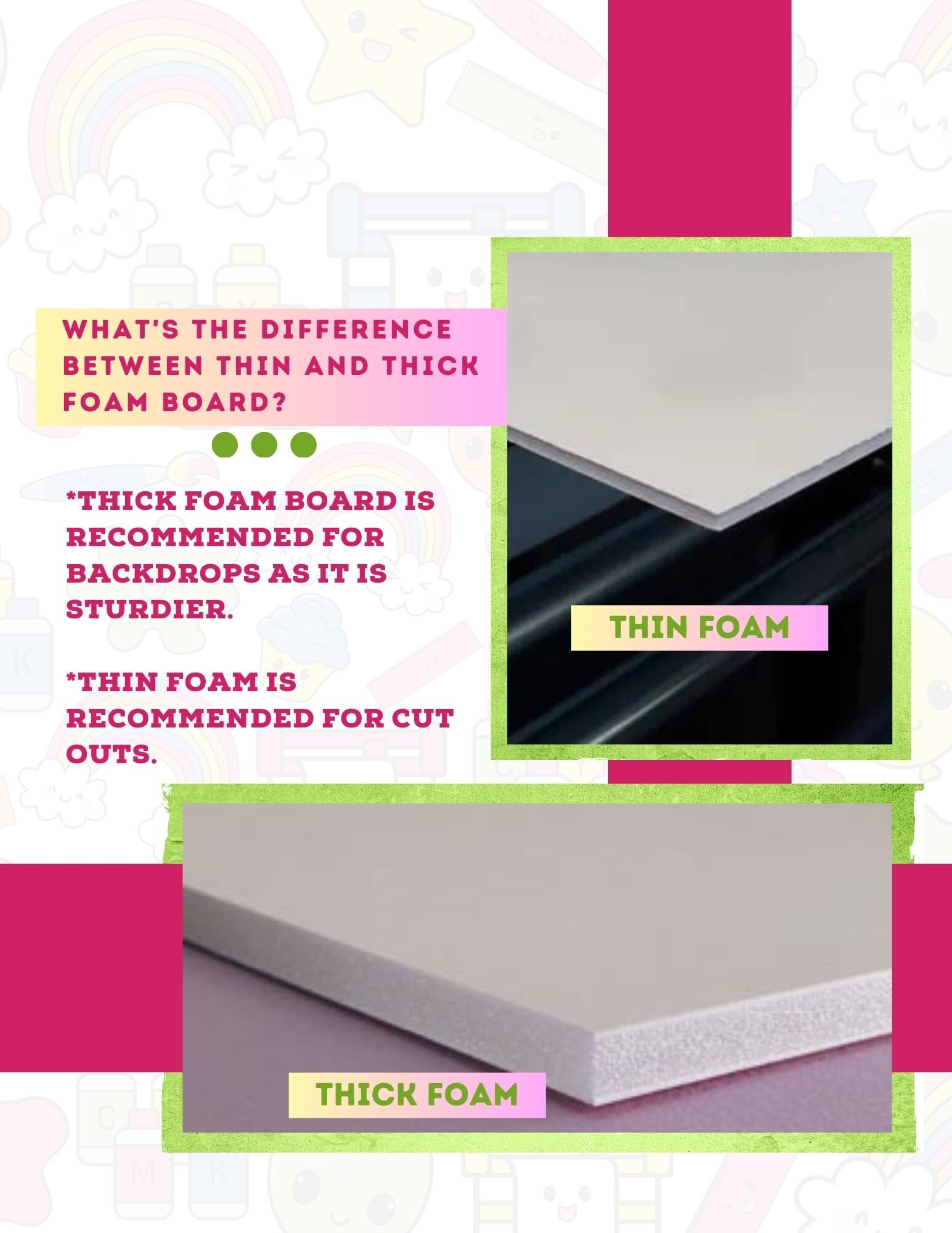 Bluey Custom Foam Board Set