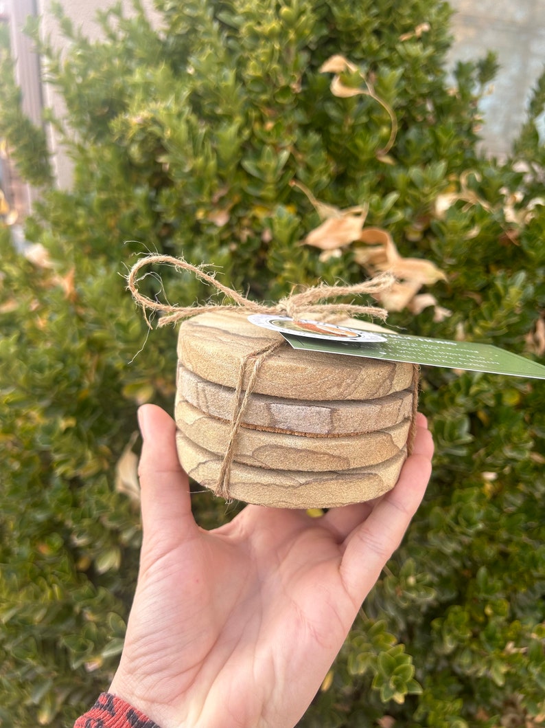 Sandstone Coasters Etsy