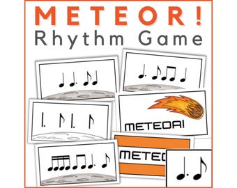 Ritmespel voor gestippelde kwartnoot (gestippelde kruis) - activiteit muziekcentra voor basis-, middelbare school- of pianolessen