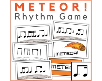 Ritmespel voor gestippelde achtste zestiende noot (Tim-ka) - activiteit muziekcentra voor basis-, middelbare school-, band- of pianolessen