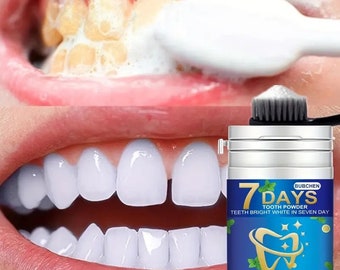 7 jours de poudre dentifrice