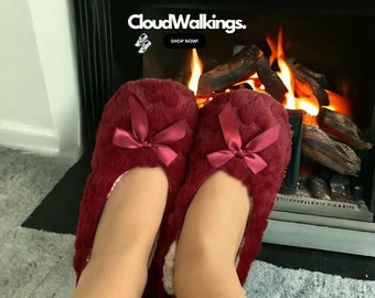 Warm Slippers for Women - Soft, Cute, and Non-slip Plush Shoes