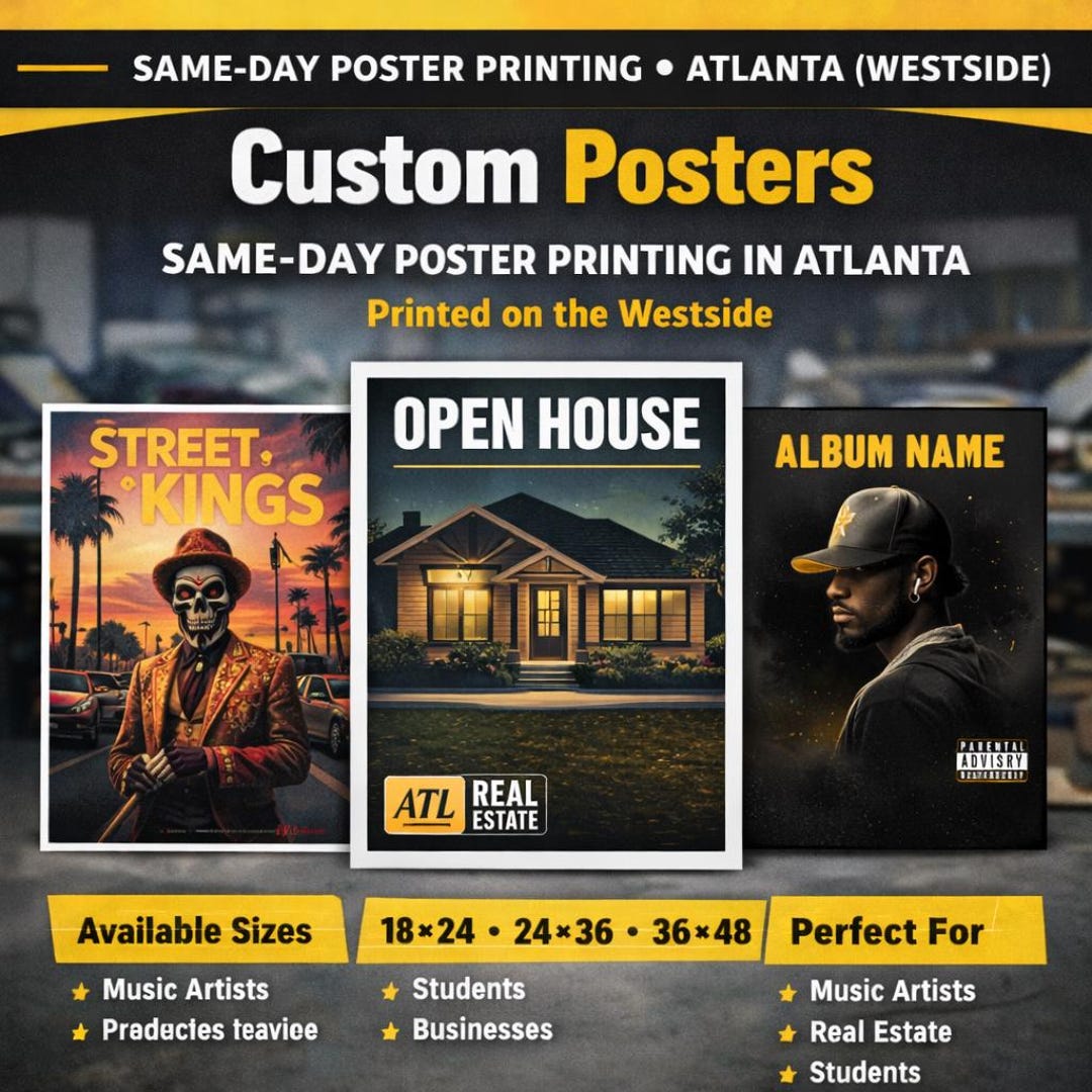 Custom Posterman Custom Posters - Etsy