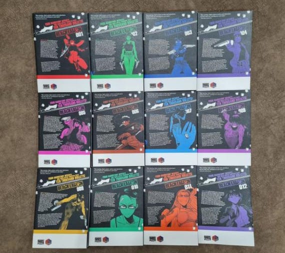 ブラックラグーン マンガ 1-12巻 全巻セット 英語版コミック - Etsy 日本