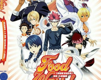 Food! Shokugeki No Soma Season 1-5 Complete Collection Boxset Anime DVD