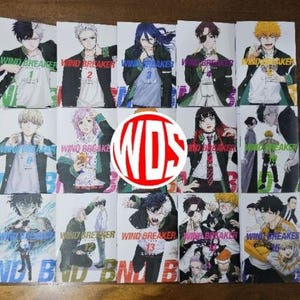 Wind Breaker Manga Volume 1-15 Complete Set English Version Comic DHL Express