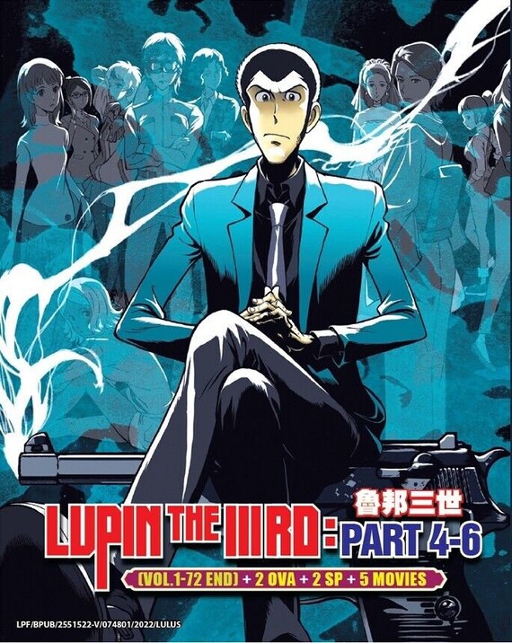 DVD Anime Lupin The 3rd Third Part 4-6 (1-72 End) 2OVA Movies 2SP  (English)