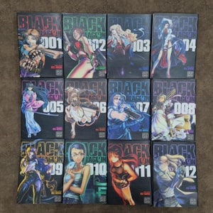 Black Lagoon Manga Volume 1-12 Complete Set English Version Comic