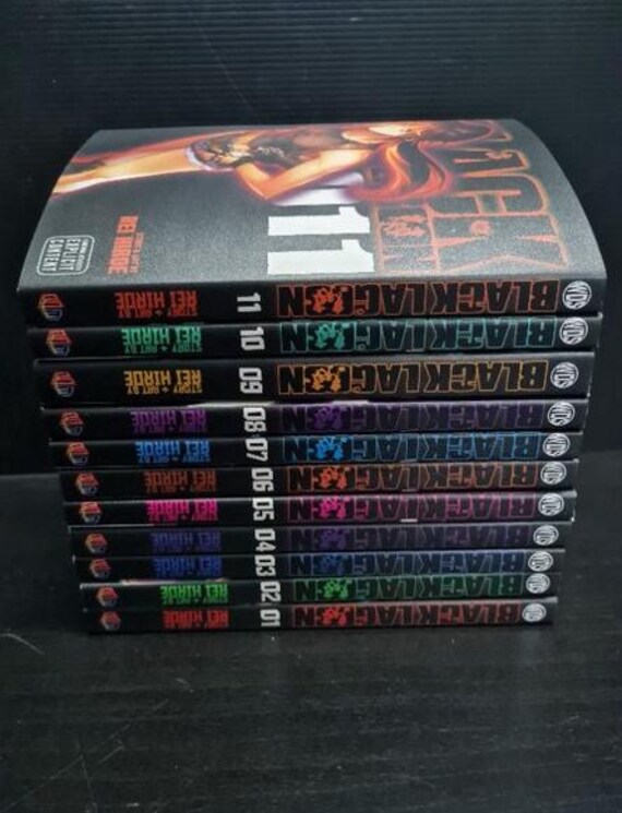 Black Lagoon Manga Volume 1-12 Complete Set English Version Comic