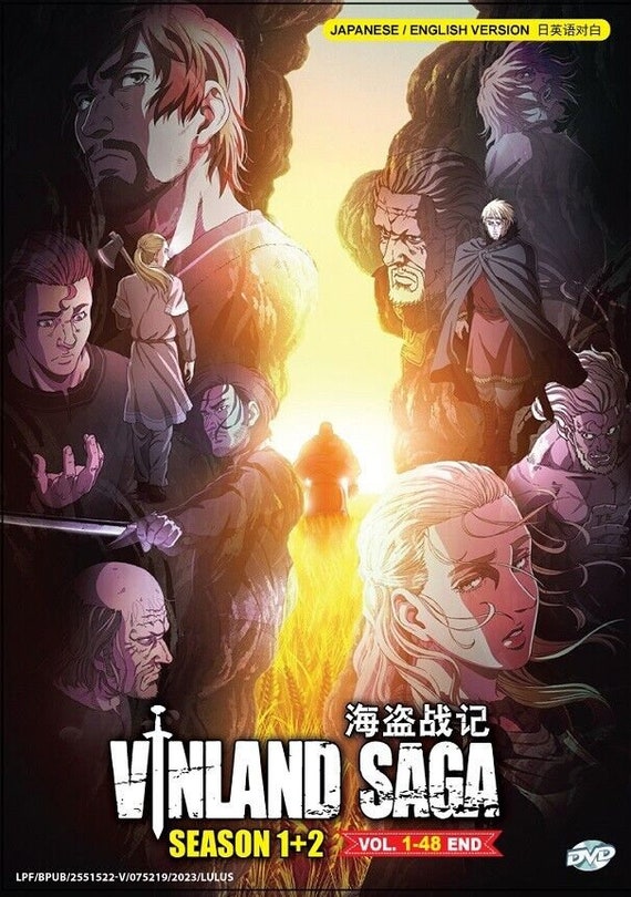 DVD Anime Vinland Saga Season 1+2 Complete Series (1-48 End