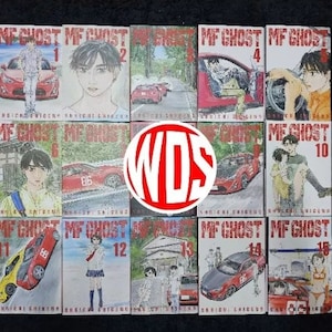 New MF GHOST Shuichi Shigeno Manga Vol. 1-15 English Version Comic FULL