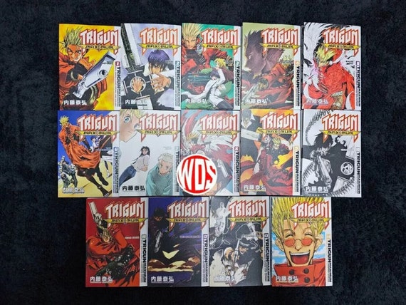 トライガン トライガンマキシマム　全巻　英語版 Manga Trigun Maximum Vol 1-14 End Complete Set by Ysuhiro