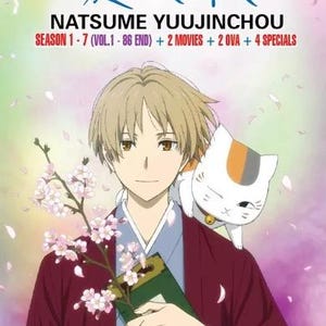 DVD Anime Natsume Yuujinchou Staffel 1-7 Serie (1-86 Ende) + Film + OVA SP Englisch Beschleunigter Versand