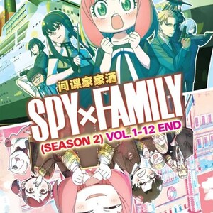 DVD Anime Spy Season 2 TV Series (1-12 End) English Dubbed, All Region