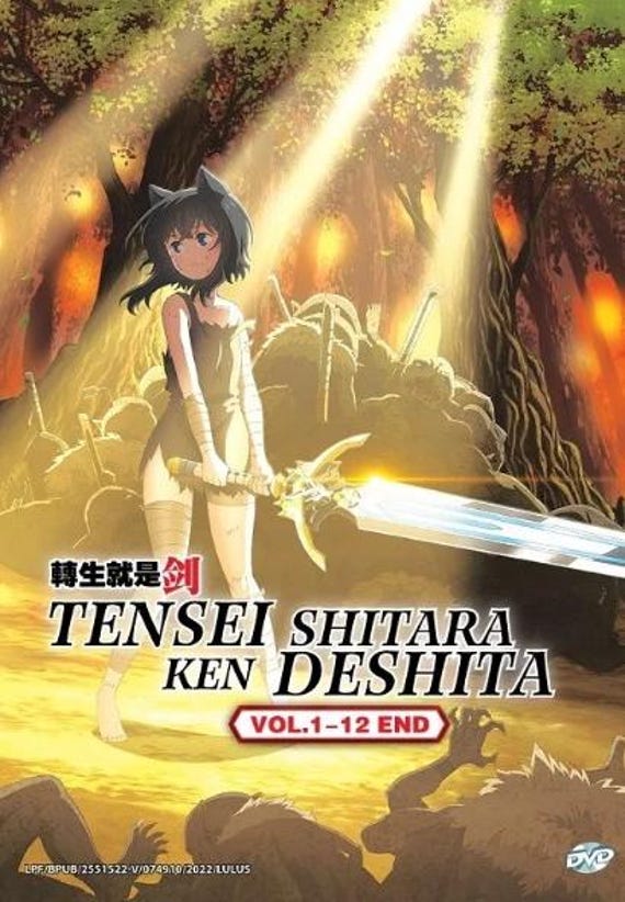 DVD アニメ 転生したら剣でした 全シリーズ (1-12 完) 英語字幕