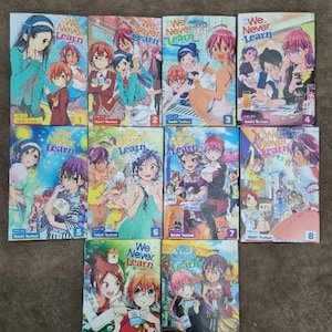 We Never Learn Manga Volume 1-10 Complete Set English Version Comic DHL Express