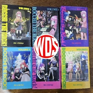 Bocchi the Rock! Manga Volume 1-6 Complete Set English Version Comic DHL Express
