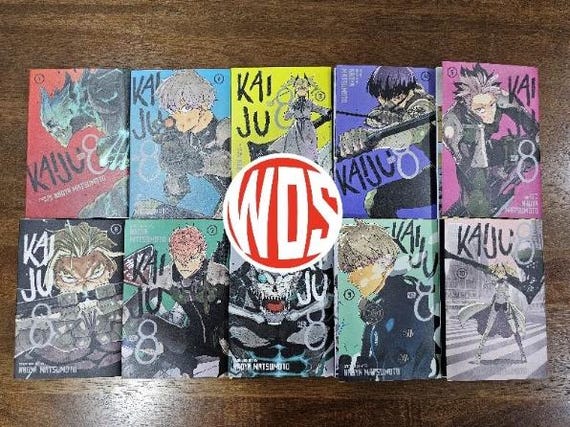 Kaiju No.8 Manga Volume 1-10 + Side B Volume 1 Complete Set