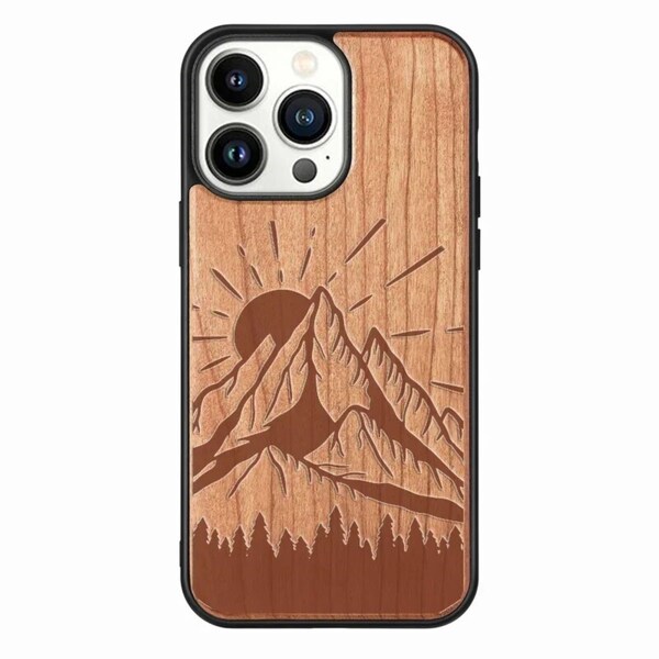 Personalize Your iPhone: Custom Wood Phone Case for Various iPhone Models!