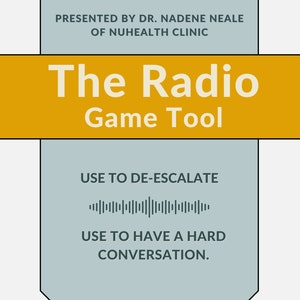 Juego de radio de resolución con salud mental Habilidades de comunicación imprimibles con tarjetas de resolución