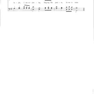 Heavenly Sunlight - Digital Download Hymn Tune for Piano Organ Voices