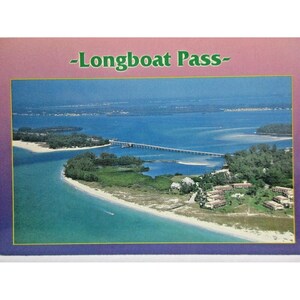 Postkarte - Longboat Pass Florida Luftaufnahme Foto von M. Traver Card #270