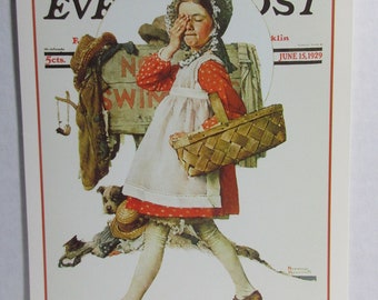 ノーマン・ロックウェルのポストカード - ドギー・バフェットの