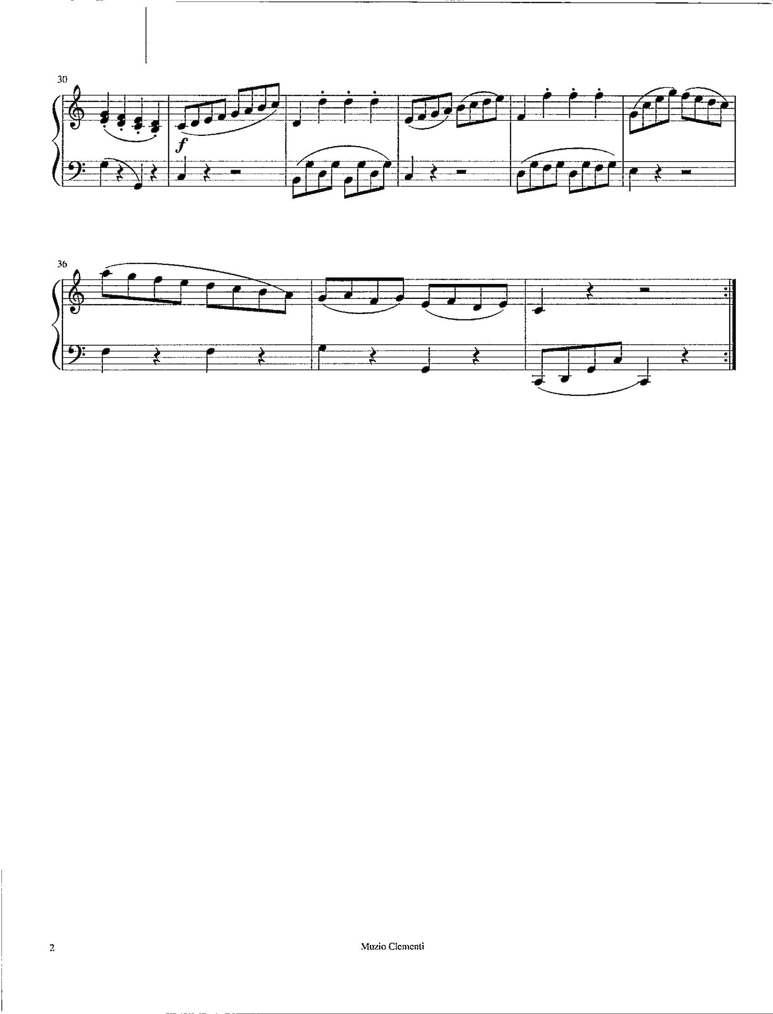 Clementi Sonatina in C Major Op 36 No.1 Mvt 1 - Digital Intermediate ...