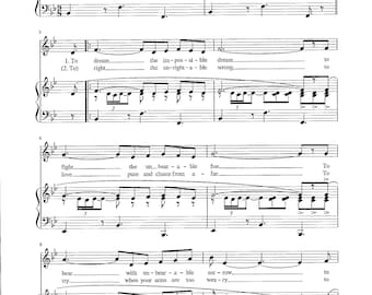 マン・オブ・ラ・マンチャ」より「見果てぬ夢」楽譜 - デジタル映画