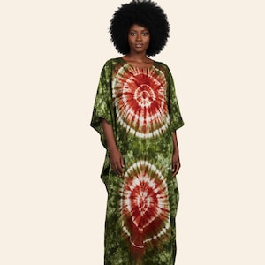 Robe artisanale, batik, boubou, indigo, makeba