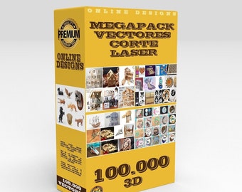 Laser Cut Mega pack, oltre 100.000 file vettoriali 3d dxf, 2D cnc, Laser Cut Mega Bundle SVG, File CNC, Incisione taglio al plasma con router CNC