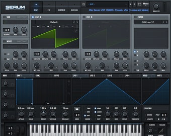 Serum vst 150.000+ Presets & Soundbanks, xFer (+ Rauschen und Tische)