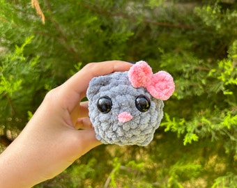 Sad Hamster, Sad Hamster Crochet, Sad Hamster Crochet Keychain, TikTok Sad Hamster, Coquette Hamster, Crochet Sad Hamster