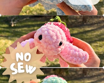 Crochet Fruit Turtle Pattern: No Sew Amigurumi (PDF Download)