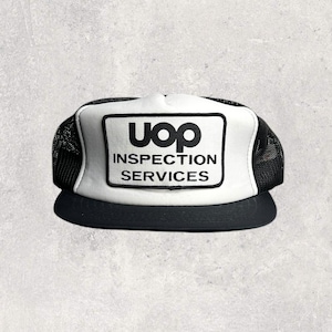 UOP Inspection Services Vintage Trucker Snapback Hat