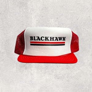 Blackhawk 90s Vintage Trucker Snapback Hat