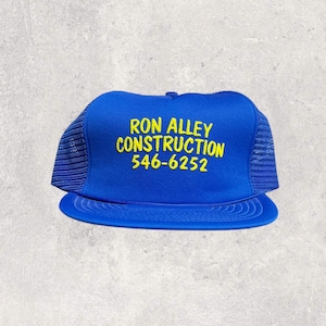 Ron Alley Construction Vintage Trucker Snapback Hat