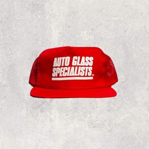 Auto Glass Specialist Vintage Trucker Snapback Hat