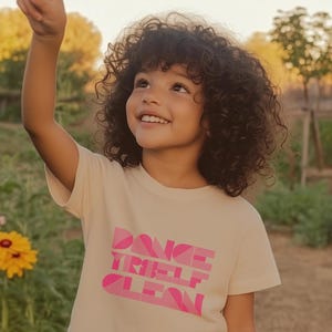 Dance Yrself Clean Toddler Tee, Cute Kids T-Shirt, Dance Shirt, Playtime Outfit, Gift for Kids