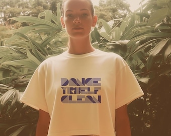 Dance Yrself Clean T-shirt, Women's Boxy T, Music, Party and DJ gifts