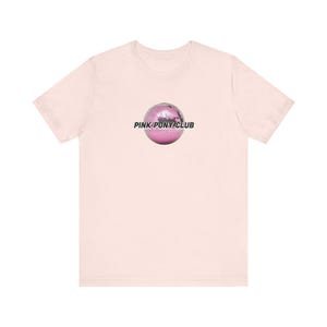 Pink Pony Club Fun Music Tees, Unisex Music Lover T-Shirt, Everyday Wear Tee, Cute Artist Fan Top Soft Pink