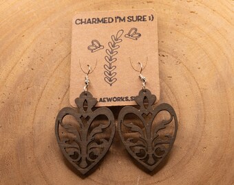 Claudia Earrings (wood)