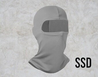 Premium Lightweight Ski Mask in Grey – Unisex Winter Headwear